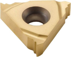 Seco - 22ER External Right Hand 6 UN Laydown Threading Insert - Grade CP500, TiAlN/TiN Coated Carbide, 12.7mm Inscribed Circle - Apex Tool & Supply