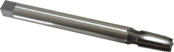 Reiff & Nestor - 1/4-18 NPT, 4 Flute, Bright Finish, High Speed Steel, Extension Pipe Tap - 6" OAL, 9/16" Shank Diam, 0.421" Square Size, 7/16" Square Length, Series 126G - Apex Tool & Supply