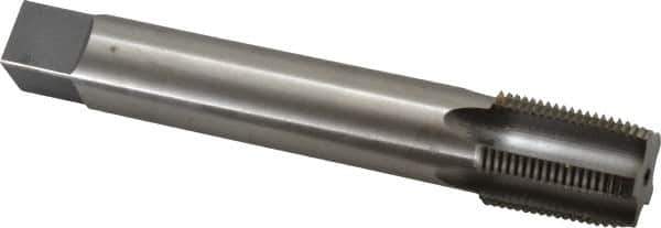 Reiff & Nestor - 3/4-14 NPT, 5 Flute, Bright Finish, High Speed Steel, Extension Pipe Tap - 6" OAL, 29/32" Shank Diam, 0.679" Square Size, 11/16" Square Length, Series 126G - Apex Tool & Supply