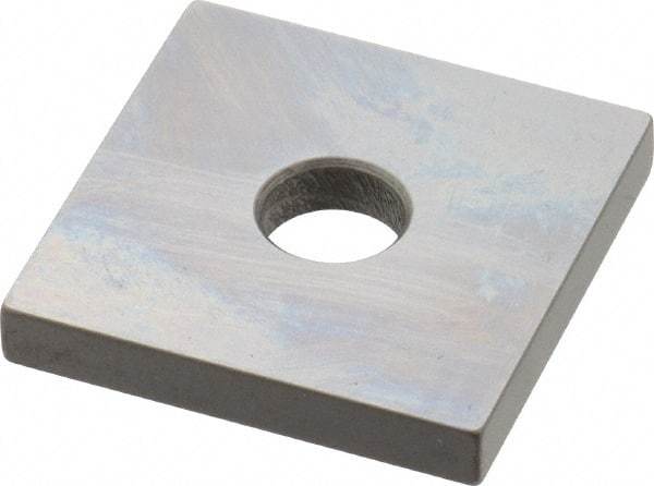 Mitutoyo - 0.141" Square Steel Gage Block - Accuracy Grade 0, Includes Certificate of Inspection - Apex Tool & Supply