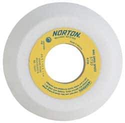 Norton - 4" Diam, 1-1/4" Hole Size, 1-1/2" Overall Thickness, 46 Grit, Type 11 Tool & Cutter Grinding Wheel - Coarse Grade, Aluminum Oxide, K Hardness, Vitrified Bond, 5,730 RPM - Apex Tool & Supply