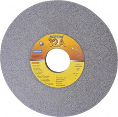 Norton - 6" Diam, 1-1/4" Hole Size, 1/2" Overall Thickness, 46 Grit, Type 12 Tool & Cutter Grinding Wheel - Coarse Grade, Aluminum Oxide, J Hardness, Vitrified Bond, 4,140 RPM - Apex Tool & Supply