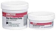 Loctite - 1 Lb Kit Gray Epoxy Resin Putty - -20 to 225°F Operating Temp, 6 hr Full Cure Time, Series 135 - Apex Tool & Supply