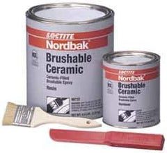 Loctite - 6 Lb Kit Gray Epoxy Resin Filler/Repair Caulk - 248°F Max Operating Temp, 6 hr Full Cure Time, Series 209 - Apex Tool & Supply