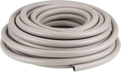 Hubbell Wiring Device-Kellems - 1" Trade Size, 100' Long, Flexible Liquidtight Conduit - PVC, 26mm ID, Gray - Apex Tool & Supply