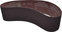 Norton - 4" Wide x 36" OAL, 40 Grit, Aluminum Oxide Abrasive Belt - Aluminum Oxide, Coarse, Coated, X Weighted Cloth Backing, Series R228 - Apex Tool & Supply