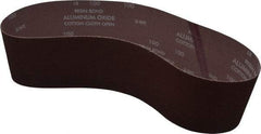 Norton - 4" Wide x 36" OAL, 100 Grit, Aluminum Oxide Abrasive Belt - Aluminum Oxide, Fine, Coated, X Weighted Cloth Backing, Series R228 - Apex Tool & Supply