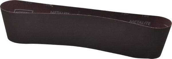 Norton - 4" Wide x 36" OAL, 150 Grit, Aluminum Oxide Abrasive Belt - Aluminum Oxide, Very Fine, Coated, X Weighted Cloth Backing, Series R228 - Apex Tool & Supply