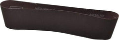 Norton - 4" Wide x 36" OAL, 150 Grit, Aluminum Oxide Abrasive Belt - Aluminum Oxide, Very Fine, Coated, X Weighted Cloth Backing, Series R228 - Apex Tool & Supply