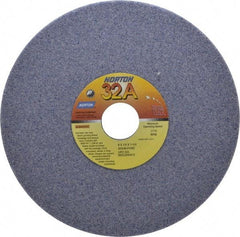 Norton - 8" Diam x 1-1/4" Hole x 1/4" Thick, H Hardness, 46 Grit Surface Grinding Wheel - Aluminum Oxide, Type 1, Coarse Grade, 3,105 Max RPM, Vitrified Bond, No Recess - Apex Tool & Supply