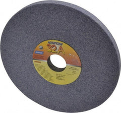 Norton - 8" Diam x 1-1/4" Hole x 1/2" Thick, K Hardness, 46 Grit Surface Grinding Wheel - Aluminum Oxide, Type 1, Coarse Grade, 3,600 Max RPM, Vitrified Bond, No Recess - Apex Tool & Supply