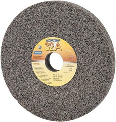 Norton - 8" Diam x 1-1/4" Hole x 3/4" Thick, G Hardness, 46 Grit Surface Grinding Wheel - Aluminum Oxide, Type 1, Coarse Grade, 3,105 Max RPM, Vitrified Bond, No Recess - Apex Tool & Supply