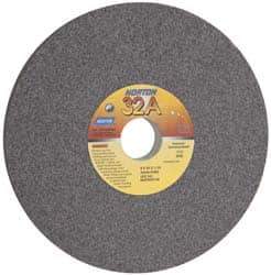 Grier Abrasives - 7" Diam x 1-1/4" Hole x 1/2" Thick, H Hardness, 60 Grit Surface Grinding Wheel - Aluminum Oxide, Type 1, Medium Grade, 3,600 Max RPM, Vitrified Bond, No Recess - Apex Tool & Supply
