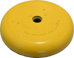 Tech Products - 4500 Lb Capacity, 3/4-10 Thread, Steel Stud, Studded Socket Mount Leveling Mount - 5" Stud Length, 6-1/4" Base Diam, Neoprene Pad, 3/4" Hex - Apex Tool & Supply