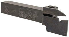 Seco - External Thread, 0.43" Max Depth of Cut, 5" OAL, Left Hand Indexable Grooving Cutoff Toolholder - 3/4" Shank Height x 3/4" Shank Width, LCMR Insert Style, CFTL Toolholder Style, Series Multi-Directional Turning (MDT) - Apex Tool & Supply