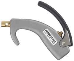Guardair - 120 Max psi Venturi Nozzle Thumb Lever Blow Gun - 1/4 NPT, Aluminum - Apex Tool & Supply
