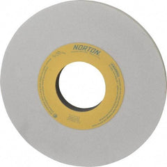 Norton - 10" Diam x 3" Hole x 3/4" Thick, I Hardness, 60 Grit Surface Grinding Wheel - Aluminum Oxide, Type 1, Medium Grade, 2,485 Max RPM, Vitrified Bond, No Recess - Apex Tool & Supply