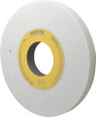 Norton - 10" Diam x 3" Hole x 1" Thick, J Hardness, 46 Grit Surface Grinding Wheel - Aluminum Oxide, Type 1, Coarse Grade, 2,485 Max RPM, Vitrified Bond, No Recess - Apex Tool & Supply