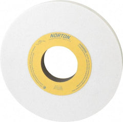 Norton - 10" Diam x 3" Hole x 1" Thick, I Hardness, 60 Grit Surface Grinding Wheel - Aluminum Oxide, Type 1, Medium Grade, 2,485 Max RPM, Vitrified Bond, No Recess - Apex Tool & Supply