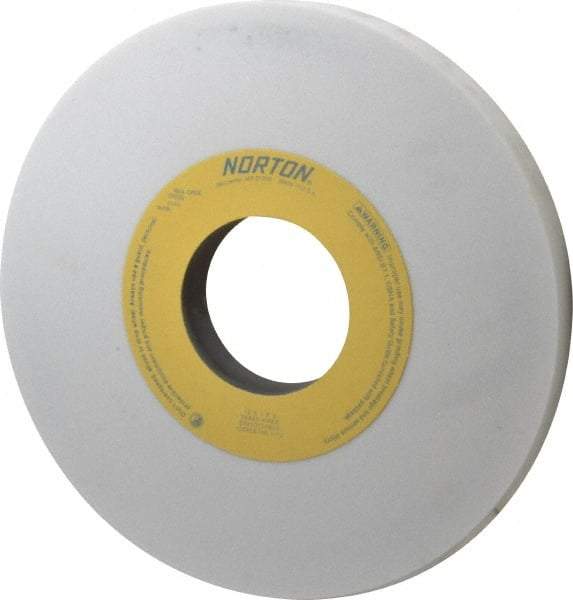Norton - 10" Diam x 3" Hole x 1" Thick, K Hardness, 60 Grit Surface Grinding Wheel - Aluminum Oxide, Type 1, Medium Grade, 2,485 Max RPM, Vitrified Bond, No Recess - Apex Tool & Supply