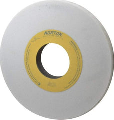 Norton - 10" Diam x 3" Hole x 1" Thick, K Hardness, 60 Grit Surface Grinding Wheel - Aluminum Oxide, Type 1, Medium Grade, 2,485 Max RPM, Vitrified Bond, No Recess - Apex Tool & Supply