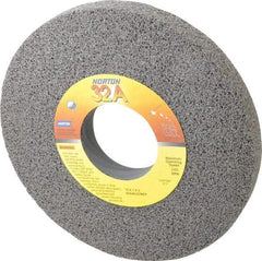 Norton - 10" Diam x 3" Hole x 1" Thick, G Hardness, 46 Grit Surface Grinding Wheel - Aluminum Oxide, Type 1, Coarse Grade, 2,485 Max RPM, Vitrified Bond, No Recess - Apex Tool & Supply