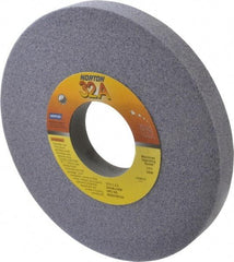Norton - 10" Diam x 3" Hole x 1" Thick, J Hardness, 46 Grit Surface Grinding Wheel - Aluminum Oxide, Type 1, Coarse Grade, 2,485 Max RPM, Vitrified Bond, No Recess - Apex Tool & Supply