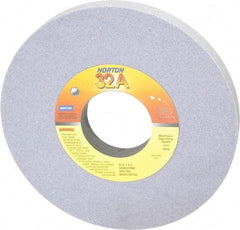 Norton - 10" Diam x 3" Hole x 1" Thick, I Hardness, 60 Grit Surface Grinding Wheel - Aluminum Oxide, Type 1, Medium Grade, 2,485 Max RPM, Vitrified Bond, No Recess - Apex Tool & Supply