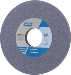 Norton - 12" Diam x 3" Hole x 3/4" Thick, K Hardness, 60 Grit Surface Grinding Wheel - Aluminum Oxide, Type 1, Medium Grade, 2,070 Max RPM, Vitrified Bond, No Recess - Apex Tool & Supply