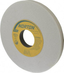 Norton - 12" Diam x 3" Hole x 1" Thick, I Hardness, 46 Grit Surface Grinding Wheel - Aluminum Oxide, Type 1, Coarse Grade, 2,070 Max RPM, Vitrified Bond, No Recess - Apex Tool & Supply