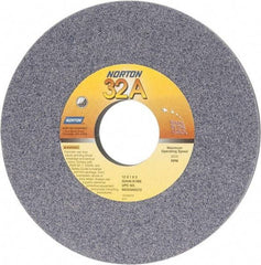 Norton - 12" Diam x 3" Hole x 1" Thick, K Hardness, 46 Grit Surface Grinding Wheel - Aluminum Oxide, Type 1, Coarse Grade, 2,070 Max RPM, Vitrified Bond, No Recess - Apex Tool & Supply