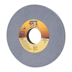 Norton - 12" Diam x 3" Hole x 1" Thick, K Hardness, 60 Grit Surface Grinding Wheel - Aluminum Oxide, Type 1, Medium Grade, 2,070 Max RPM, Vitrified Bond, No Recess - Apex Tool & Supply