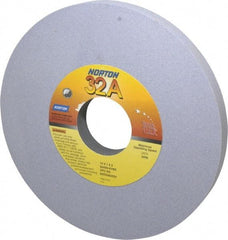 Norton - 12" Diam x 3" Hole x 1" Thick, K Hardness, 80 Grit Surface Grinding Wheel - Aluminum Oxide, Type 1, Medium Grade, 2,070 Max RPM, Vitrified Bond, No Recess - Apex Tool & Supply