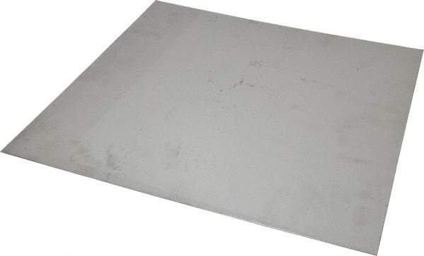 Value Collection - 0.03 Inch Thick x 12 Inch Wide x 12 Inch Long, 304 Stainless Steel Sheet - Cold Rolled, Bright Finish, #2B - Apex Tool & Supply