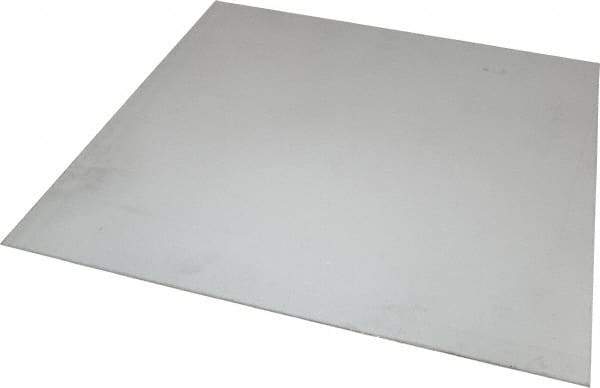 Value Collection - 0.06 Inch Thick x 12 Inch Wide x 12 Inch Long, 304 Stainless Steel Sheet - Cold Rolled, Bright Finish, #2B - Apex Tool & Supply