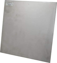 Made in USA - 0.12 Inch Thick x 12 Inch Wide x 12 Inch Long, 304 Stainless Steel Sheet - Cold Rolled, Bright Finish, #2B - Apex Tool & Supply