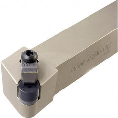 Iscar - CRGN, Right Hand Cut, 1-1/4" Shank Height x 1-1/4" Shank Width, Negative Rake Indexable Turning Toolholder - 7" OAL, RNG 45 Insert Compatibility, Series Isoturn - Apex Tool & Supply