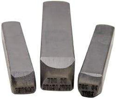 Made in USA - 1/16" Character Size, MASTER Character, Heavy Duty Individual Steel Stamp - Steel - Apex Tool & Supply