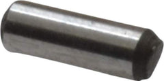 Value Collection - 1/16" Diam x 3/16" Pin Length Grade 8 Alloy Steel Standard Dowel Pin - C 50-58 Hardness, 800 Lb Breaking Strength, 1 Beveled & 1 Rounded End - Apex Tool & Supply