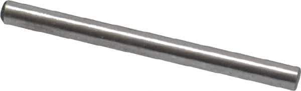 Value Collection - 1/16" Diam x 3/4" Pin Length Grade 8 Alloy Steel Standard Dowel Pin - C 50-58 Hardness, 800 Lb Breaking Strength, 1 Beveled & 1 Rounded End - Apex Tool & Supply
