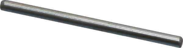 Value Collection - 1/16" Diam x 1" Pin Length Grade 8 Alloy Steel Standard Dowel Pin - C 50-58 Hardness, 800 Lb Breaking Strength, 1 Beveled & 1 Rounded End - Apex Tool & Supply
