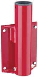 THERN - 8 Inches Long x 3.88 Inches Wide x 14.56 Inches Deep x 1/2 Inches Thick Davit Crane Wall Mount Base - 7 Inches Distance Between Mounting Hole Centers, 0.41 Inches Hole Diameter, Enamel Finish - Apex Tool & Supply