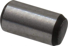 Value Collection - 3/32" Diam x 3/16" Pin Length Grade 8 Alloy Steel Standard Dowel Pin - C 50-58 Hardness, 1,800 Lb Breaking Strength, 1 Beveled & 1 Rounded End - Apex Tool & Supply