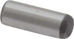Value Collection - 3/32" Diam x 1/4" Pin Length Grade 8 Alloy Steel Standard Dowel Pin - C 50-58 Hardness, 1,800 Lb Breaking Strength, 1 Beveled & 1 Rounded End - Apex Tool & Supply