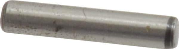 Value Collection - 3/32" Diam x 1/2" Pin Length Grade 8 Alloy Steel Standard Dowel Pin - C 50-58 Hardness, 1,800 Lb Breaking Strength, 1 Beveled & 1 Rounded End - Apex Tool & Supply