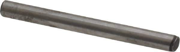 Value Collection - 3/32" Diam x 1" Pin Length Grade 8 Alloy Steel Standard Dowel Pin - C 50-58 Hardness, 1,800 Lb Breaking Strength, 1 Beveled & 1 Rounded End - Apex Tool & Supply