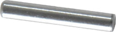 Value Collection - 1/8" Diam x 3/4" Pin Length Grade 8 Alloy Steel Standard Dowel Pin - C 50-58 Hardness, 3,200 Lb Breaking Strength, 1 Beveled & 1 Rounded End - Apex Tool & Supply