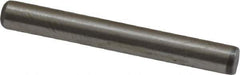 Value Collection - 1/8" Diam x 1" Pin Length Grade 8 Alloy Steel Standard Dowel Pin - C 50-58 Hardness, 3,200 Lb Breaking Strength, 1 Beveled & 1 Rounded End - Apex Tool & Supply