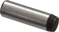 Value Collection - 3/16" Diam x 5/8" Pin Length Grade 8 Alloy Steel Standard Dowel Pin - C 50-58 Hardness, 7,200 Lb Breaking Strength, 1 Beveled & 1 Rounded End - Apex Tool & Supply