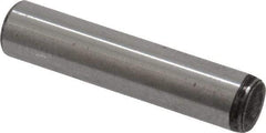 Value Collection - 3/16" Diam x 7/8" Pin Length Grade 8 Alloy Steel Standard Dowel Pin - C 50-58 Hardness, 7,200 Lb Breaking Strength, 1 Beveled & 1 Rounded End - Apex Tool & Supply